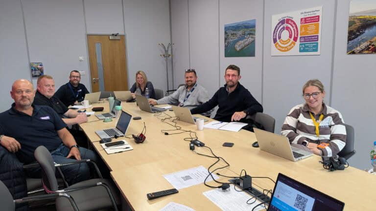 Adra team on a Microsoft Excel training course