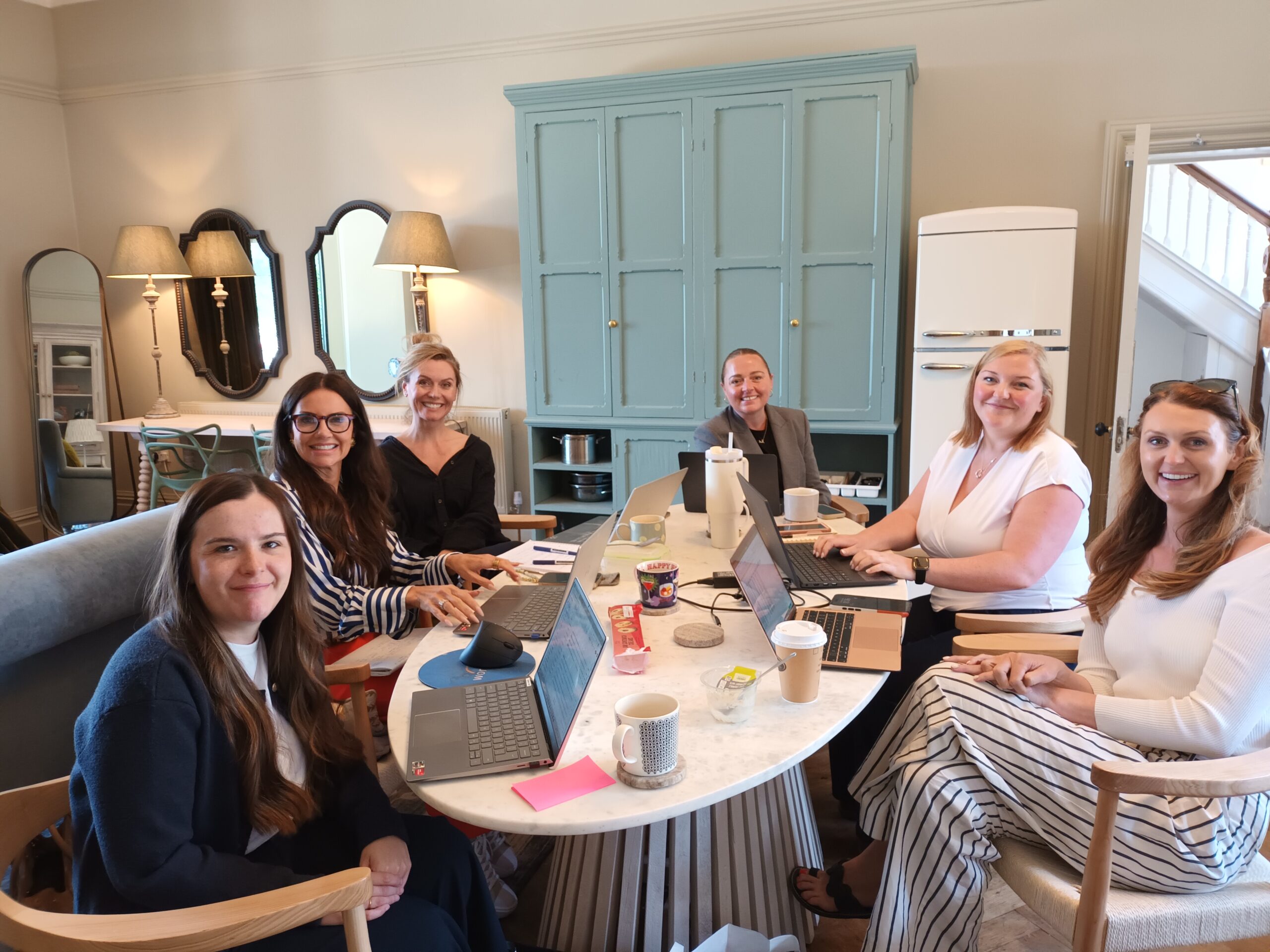 Team of six on a Keys Training Microsoft course