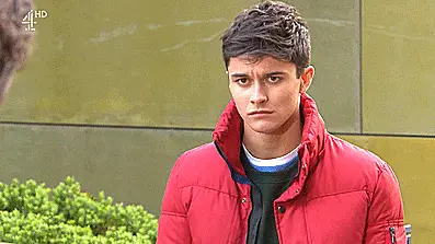 Aedan Duckworth as Oliver Morgan in Hollyoaks