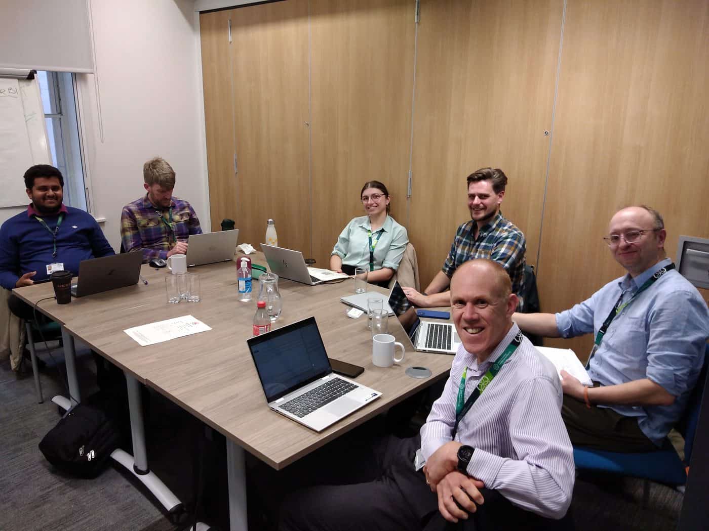 In-house management training group with their Keys Training trainer