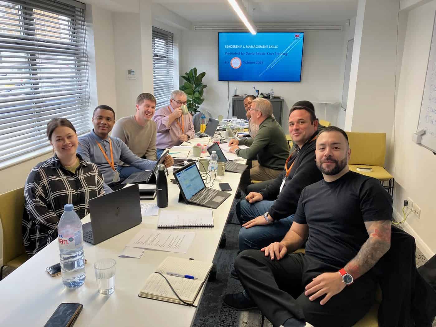 Leadership and management skills course delivered in-house by Keys Training