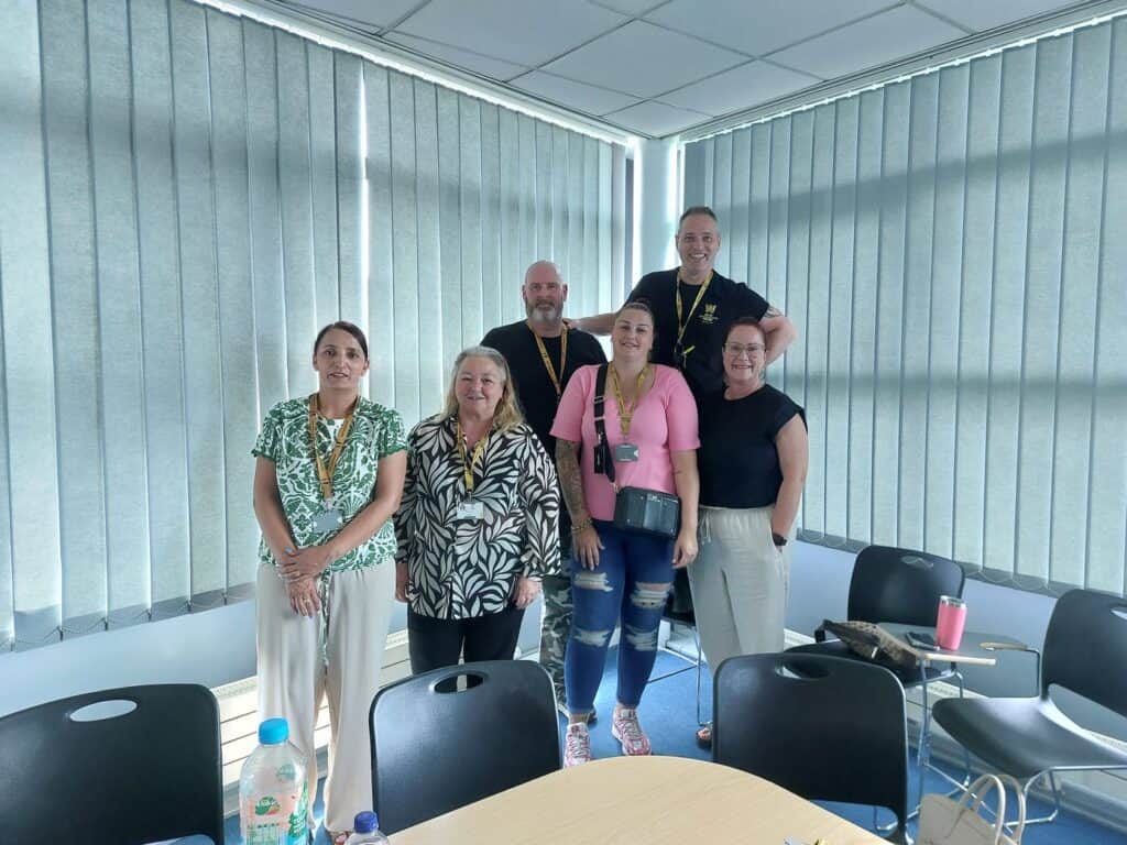 College team after a Keys Training management course